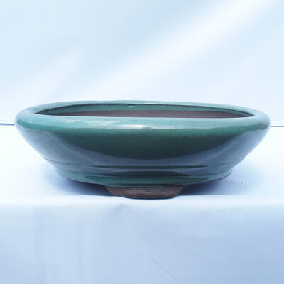Bonsai miska 35 x 35 x 10 cm farba zelená - 1