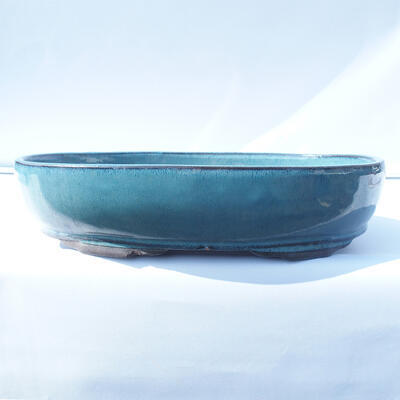 Bonsai miska 41 x 29 x 10 cm farba modrá - 1