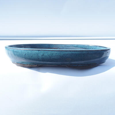 Bonsai miska 30 x 20 x 5 cm farba modrá - 1