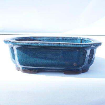 Bonsai miska 24 x 18,5 x 8 cm farba modrá - 1