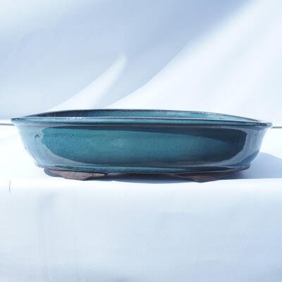 Bonsai miska 43 x 29 x 9 cm farba modrá - 1