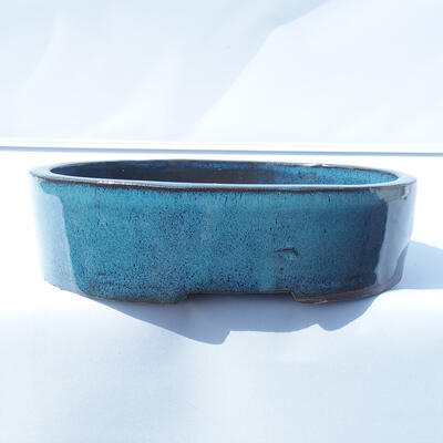 Bonsai miska 25 x 18 x 7,5 cm farba modrá - 1