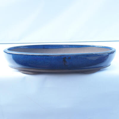 Bonsai miska 37 x 27 x 6 cm farba modrá - 1