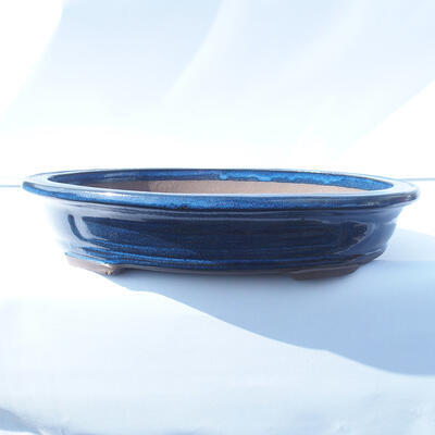 Bonsai miska 41 x 33 x 9 cm farba modrá - 1
