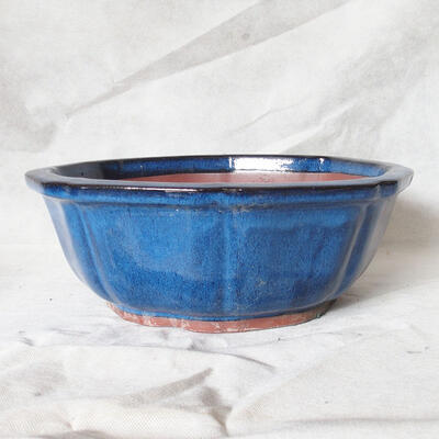 Bonsai miska 36 x 36 x 13 cm, farba modrá - 1
