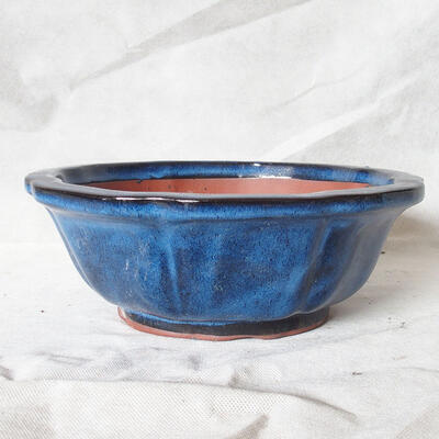 Bonsai miska 29 x 29 x 10 cm, farba modrá - 1