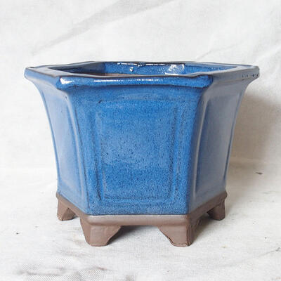 Bonsai miska 25 x 23 x 17 cm, farba modrá - 1