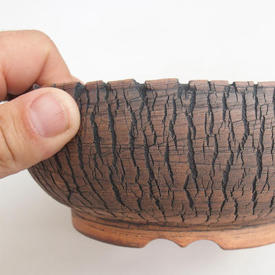 Keramická bonsai miska - pálenie v plynovej peci 1240 ° C - 1