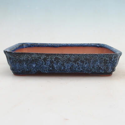 Bonsai miska 24 x 17 x 5 cm, farba modrá - 1