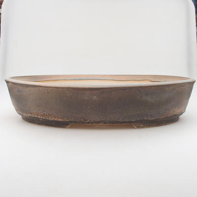 Bonsai miska 43 x 35 x 9 cm, farba šedohnedá - 1