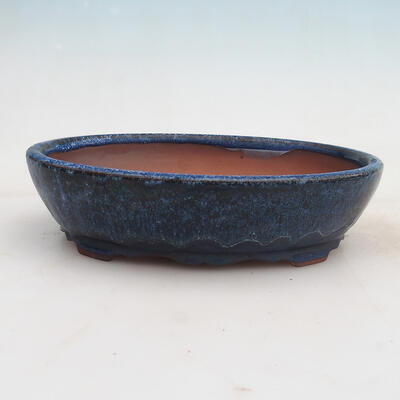 Bonsai miska 21 x 17 x 5 cm, farba modrá - 1