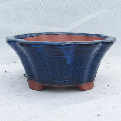 Bonsai miska 22 x 22 x 10 cm, farba modrá - 1