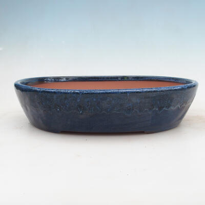 Bonsai miska 34 x 27 x 7,5 cm, farba modrá - 1