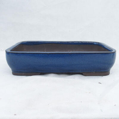 Bonsai miska 30 x 21 x 7 cm, farba modrá - 1