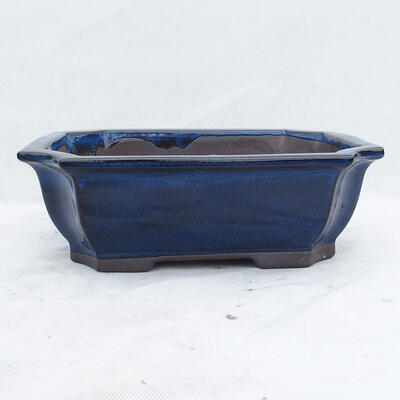 Bonsai miska 31 x 24 x 10 cm, farba modrá - 1