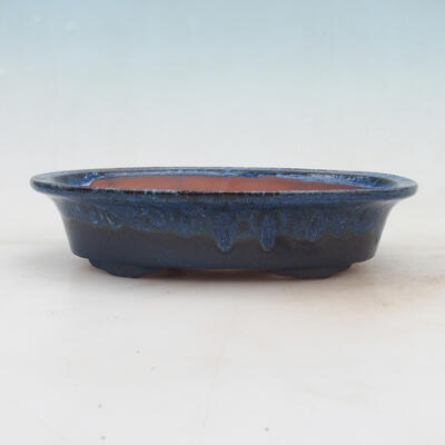 Bonsai miska 21 x 14 x 5 cm, farba modrá - 1
