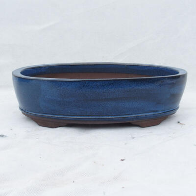 Bonsai miska 35 x 24 x 9 cm, farba modrá - 1