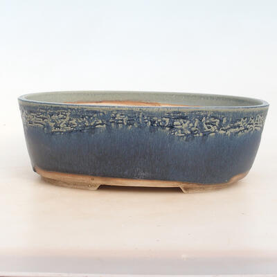 Bonsai miska 30 x 23 x 10 cm, farba modrozelená - 1