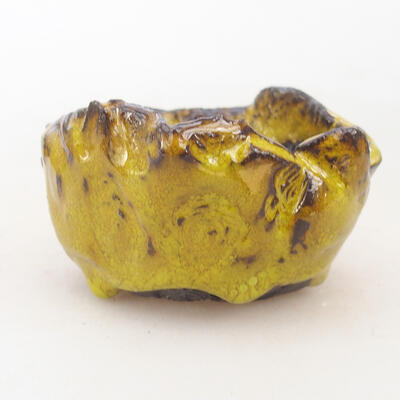Keramická Škrupina 8 x 6 x 4,5 cm, farba žltá - 1