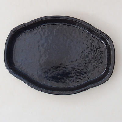 Bonsai podmiska H 75 - 19,5 x 13,5 x 1,5 cm, čierna lesklá - 1