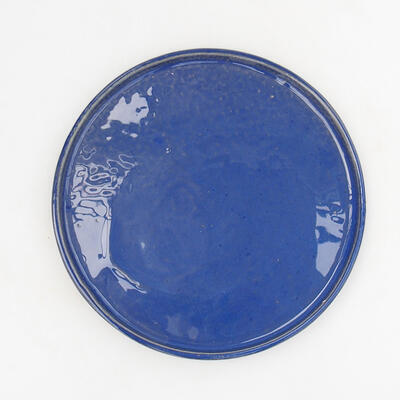 Bonsai podmiska - GUĽATÁ - H K-B 12,5 x 12,5 x 1 cm, modrá - 1