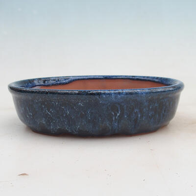 Bonsai miska 18,5 x 15 x 4,5 cm, farba modrá - 1