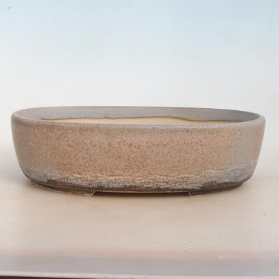 Bonsai miska 31 x 24 x 8,5 cm, farba šedobéžová - 1