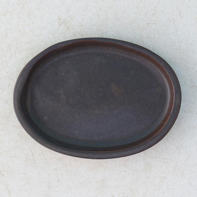 Bonsai podmiska H 04 - 10 x 7,5 x 1 cm, čierna matná - 10 x 7,5 x 1 cm - 1