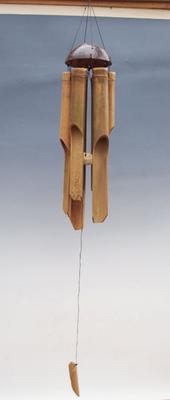 Bambusová zvonkohra svetlá 110 cm