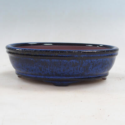 Bonsai miska 15,5 x 11,5 x 4,5 cm, farba modrá - 1