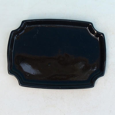 Bonsai podmiska H 03 - 16,5 x 11,5 x 1 cm, čierna - 16,5 x 11,5 x 1 cm - 1