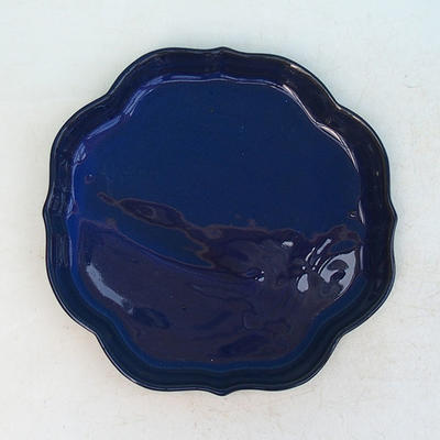 Bonsai podmiska H 06 - 13,5 x 13,5 x 1,5 cm, modrá - 13,5 x 13,5 x 1,5 cm - 1