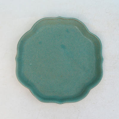 Bonsai podmiska H 06 - 13,5 x 13,5 x 1,5 cm, zelená - 13,5 x 13,5 x 1,5 cm - 1