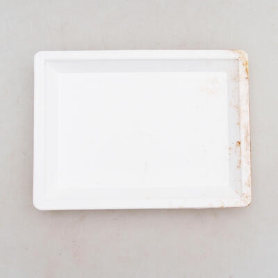 Bonsai podmiska plast PP-1 biela 15 x 11 x 1,8 cm - 1