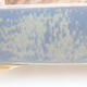 Keramická bonsai miska 14,5 x 11,5 x 4,5 cm, farba modrá - 2/3
