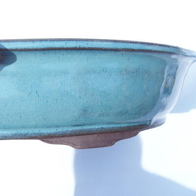 Bonsai miska 43 x 29 x 9 cm farba modrá - 2
