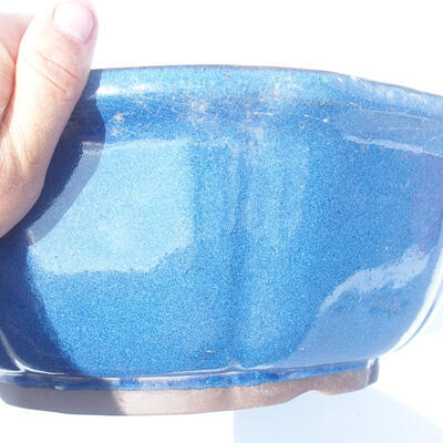 Bonsai miska 36 x 36 x 13 cm farba modrá - 2