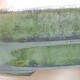 Keramická bonsai miska 13,5 x 10 x 3,5 cm, farba zelená - 2/3
