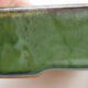 Keramická bonsai miska 12 x 9 x 4 cm, farba zelená - 2/3