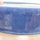 Keramická bonsai miska 11,5 x 11,5 x 4 cm, farba modrá - 2/3