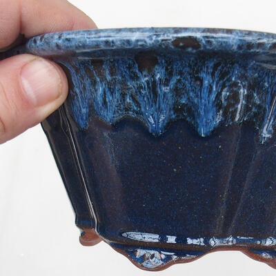Bonsai miska 15,5 x 13 x 7,5 cm, farba modrá - 2