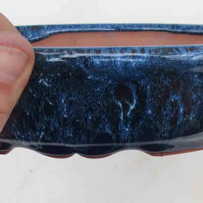 Bonsai miska 18,5 x 15 x 4,5 cm, farba modrá - 2