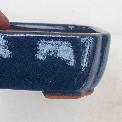 Bonsai miska 15 x 13 x 5 cm, farba modrá - 2