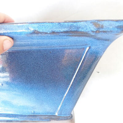 Bonsai miska 33 x 33 x 20 cm, farba modrá - 2