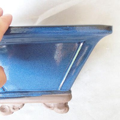 Bonsai miska 27 x 27 x 16 cm, farba modrá - 2
