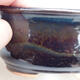 Keramická bonsai miska 11,5 x 10 x 5,5 cm, farba čierna - 2/3