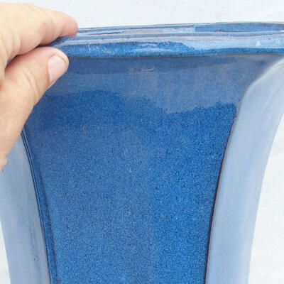 Bonsai miska 31 x 28 x 32 cm, farba modrá - 2