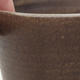 Keramická bonsai miska 10 x 10 x 9 cm, farba hnedá - 2/3