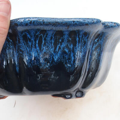 Bonsai miska 28 x 28 x 9 cm, farba modrá - 2