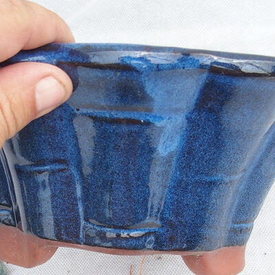 Bonsai miska 22 x 22 x 10 cm, farba modrá - 2